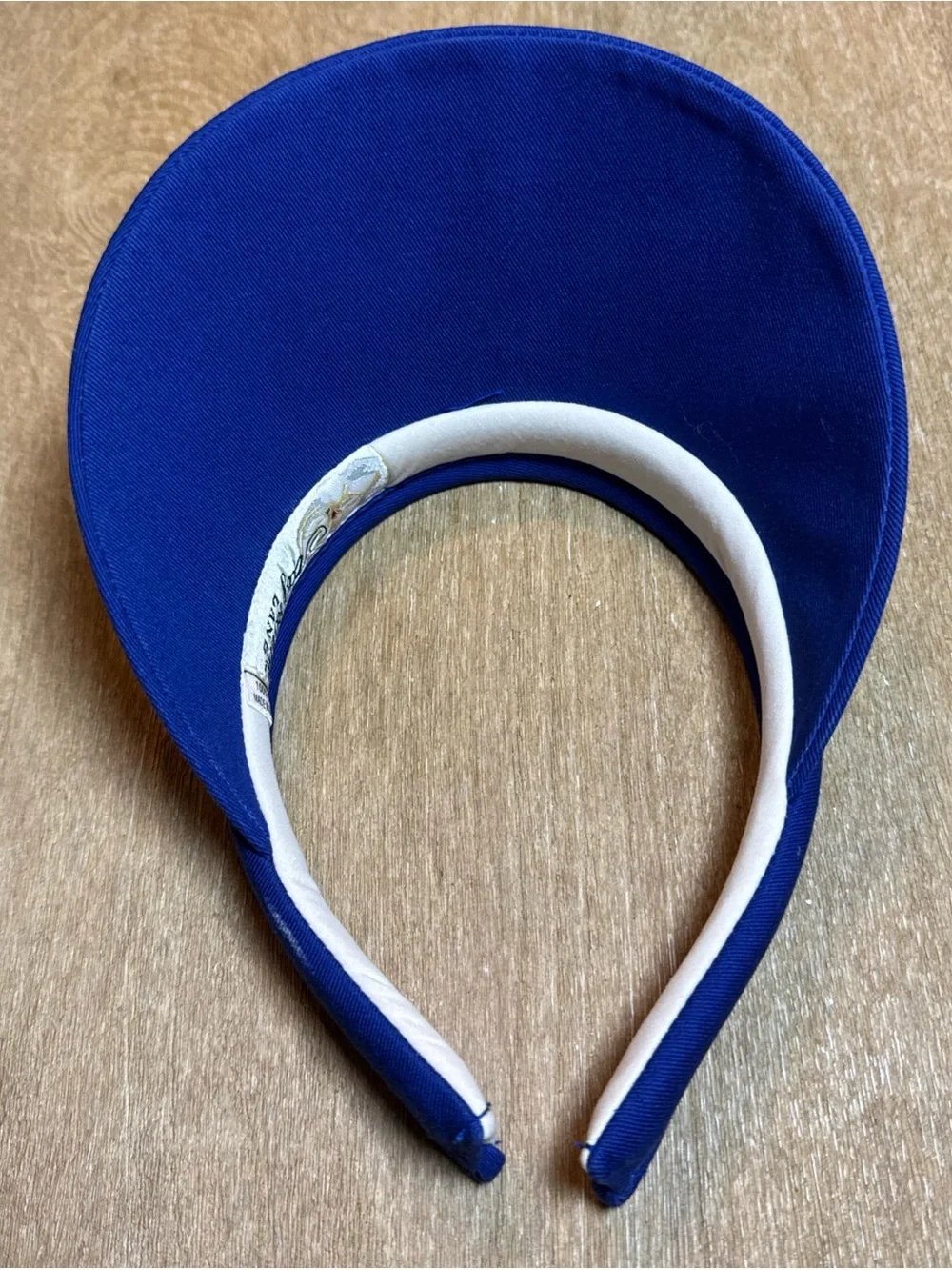 Master’s Blue Embroidered Logo Golf Visor Women’s One Size Magnolia Lane